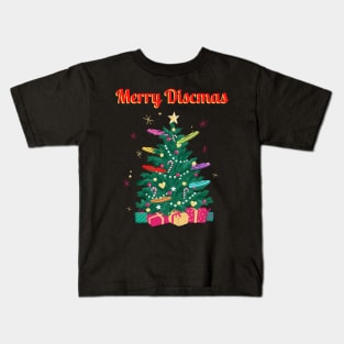 Christmas - Merry Discmas, Disc Golf Christmas,Family Matching T-shirt, Pjama Kids T-Shirt